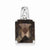 Sterling Silver Smokey Quartz and Diamond pendant, Charm