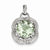 Sterling Silver Green Quartz Pendant, Adorable Pendants for Necklace