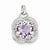 Sterling Silver Pink Quartz Pendant, Exquisite Pendants for Necklace