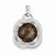 Sterling Silver Smokey Quartz Pendant, Fine Pendants for Necklace