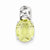 Sterling Silver Lemon Quartz Pendant, Dazzling Pendants for Necklace