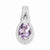 Sterling Silver Pink Quartz Pendant, Lovely Pendants for Necklace