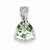 Sterling Silver Green Quartz Pendant, Beautiful Pendants for Necklace
