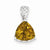 Sterling Silver Whiskey Quartz Pendant, Lovely Pendants for Necklace