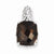 Sterling Silver Smokey Quartz Pendant, Pendants for Necklace