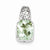 Sterling Silver Green Quartz Pendant, Gorgeous Pendants for Necklace
