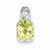 Sterling Silver Lemon Quartz Pendant, Classy Pendants for Necklace