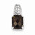 Sterling Silver Smokey Quartz Pendant, Appealing Pendants for Necklace