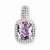 Sterling Silver Pink Quartz Pendant, Beautiful Pendants for Necklace