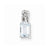 Sterling Silver Rhodium Plated Aquamarine Rectangle Pendant, Pendants for Necklace