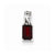 Sterling Silver Rhodium Plated Garnet Rectangle Pendant, Pendants for Necklace