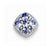 Sterling Silver Rhodium Plated Tanzanite Square Slide Pendant, Pendants for Necklace