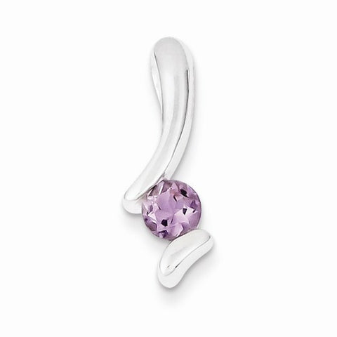 Sterling Silver Amethyst Pendant, Beautiful Pendants for Necklace