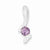 Sterling Silver Amethyst Pendant, Beautiful Pendants for Necklace