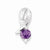 Sterling Silver Amethyst Pendant, Beautiful Pendants for Necklace