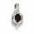 Sterling Silver Diamond & Garnet Oval pendant, Alluring Pendants for Necklace