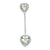 Sterling Silver Diamond Green Quartz pendant, Exquisite Pendants for Necklace