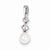 Sterling Silver Freshwater Cultured Pearl Diamond pendant, Adorable Pendants for Necklace