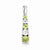 Sterling Silver Peridot & Diamond Pendant, Stylish Pendants for Necklace