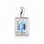 Sterling Silver Light Swiss Blue Topaz Diamond Pendant, Beautiful Pendants for Necklace