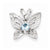 Sterling Silver Blue Topaz & Diamond Pendant, Adorable Pendants for Necklace