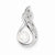 Sterling Silver Rhodium Plated Diamond and FWC Pearl Pendant, Dazzling Pendants for Necklace