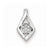 Sterling Silver Diamond Fashion pendant, Alluring Pendants for Necklace