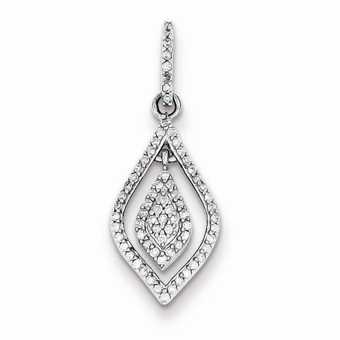 Sterling Silver Diamond Fashion pendant, Beautiful Pendants for Necklace