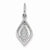 Sterling Silver Diamond Fashion pendant, Beautiful Pendants for Necklace