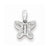 Sterling Silver Rhodium Plated Diamond Butterfly pendant, Alluring Pendants for Necklace