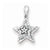 Sterling Silver Rhodium Plated Diamond Star pendant, Classy Pendants for Necklace