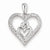 Sterling Silver Diamond Pendant, Exquisite Pendants for Necklace