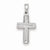 Sterling Silver Rhodium Plated Diamond Cross pendant, Classy Pendants for Necklace