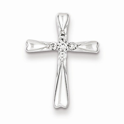 Sterling Silver & Diamond Cross pendant, Beautiful Pendants for Necklace