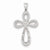 Sterling Silver Rhodium Plated Diamond Cross pendant, Pendants for Necklace