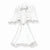 Sterling Silver Satin Finish Angel Pendant, Pendants for Necklace