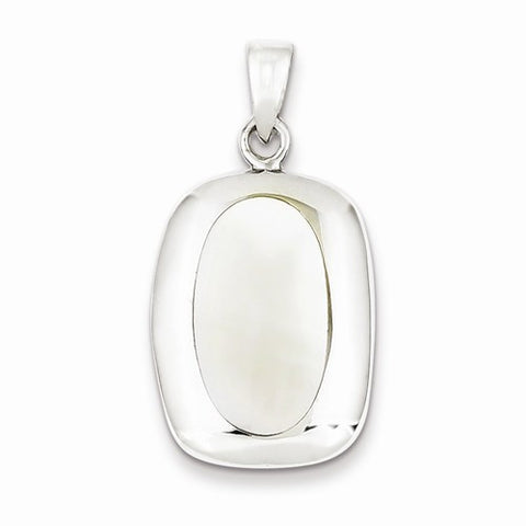 Sterling Silver Mother of Pearl Pendant, Pendants for Necklace