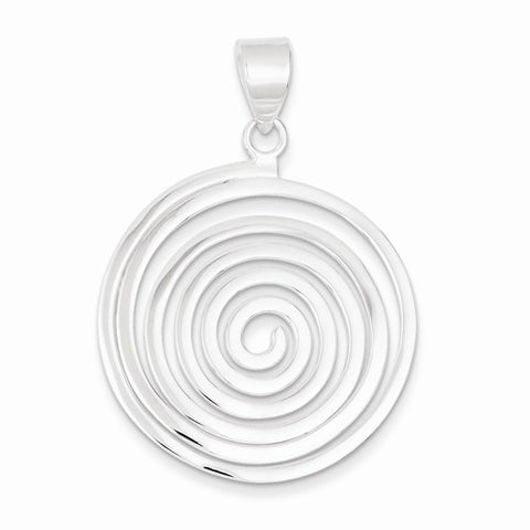 Sterling Silver Fancy Round pendant, Pendants for Necklace