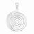 Sterling Silver Fancy Round pendant, Pendants for Necklace