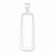 Sterling Silver Rectangle Pendant, Pendants for Necklace