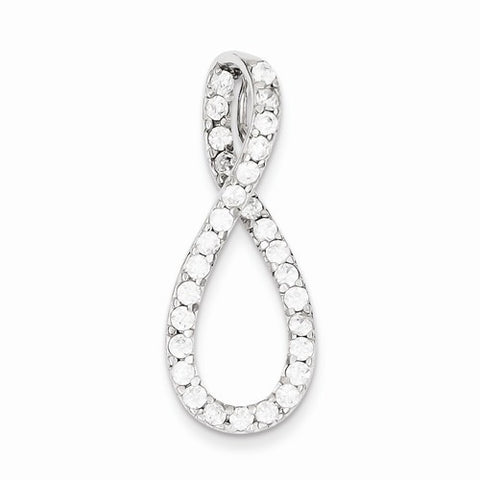 Sterling Silver CZ Fancy pendant, Adorable Pendants for Necklace