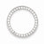 Sterling Silver CZ Round pendant, Delightful Pendants for Necklace