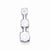 Sterling Silver 3-stone CZ pendant, Gorgeous Pendants for Necklace