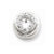 Sterling Silver 6mm CZ Round Slide Pendant, Pendants for Necklace