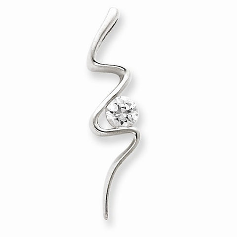 Sterling Silver CZ Pendant, Adorable Pendants for Necklace
