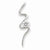 Sterling Silver CZ Pendant, Adorable Pendants for Necklace