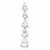 Sterling Silver CZ Journey Pendant, Alluring Pendants for Necklace