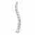 Sterling Silver CZ Journey Pendant, Charm