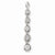 Sterling Silver CZ Journey Pendant, Adorable Pendants for Necklace