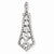 Sterling Silver CZ Journey Pendant, Gorgeous Pendants for Necklace